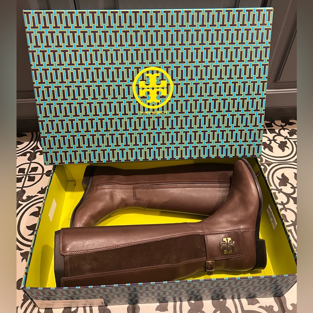Tory Burch Wyatt Boot Calf Leather/Stretch